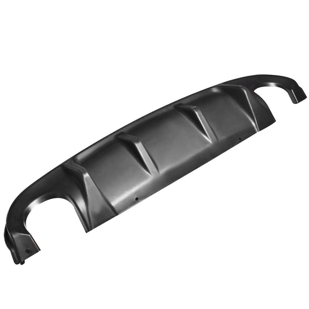 Difusor de labio de parachoques trasero negro para