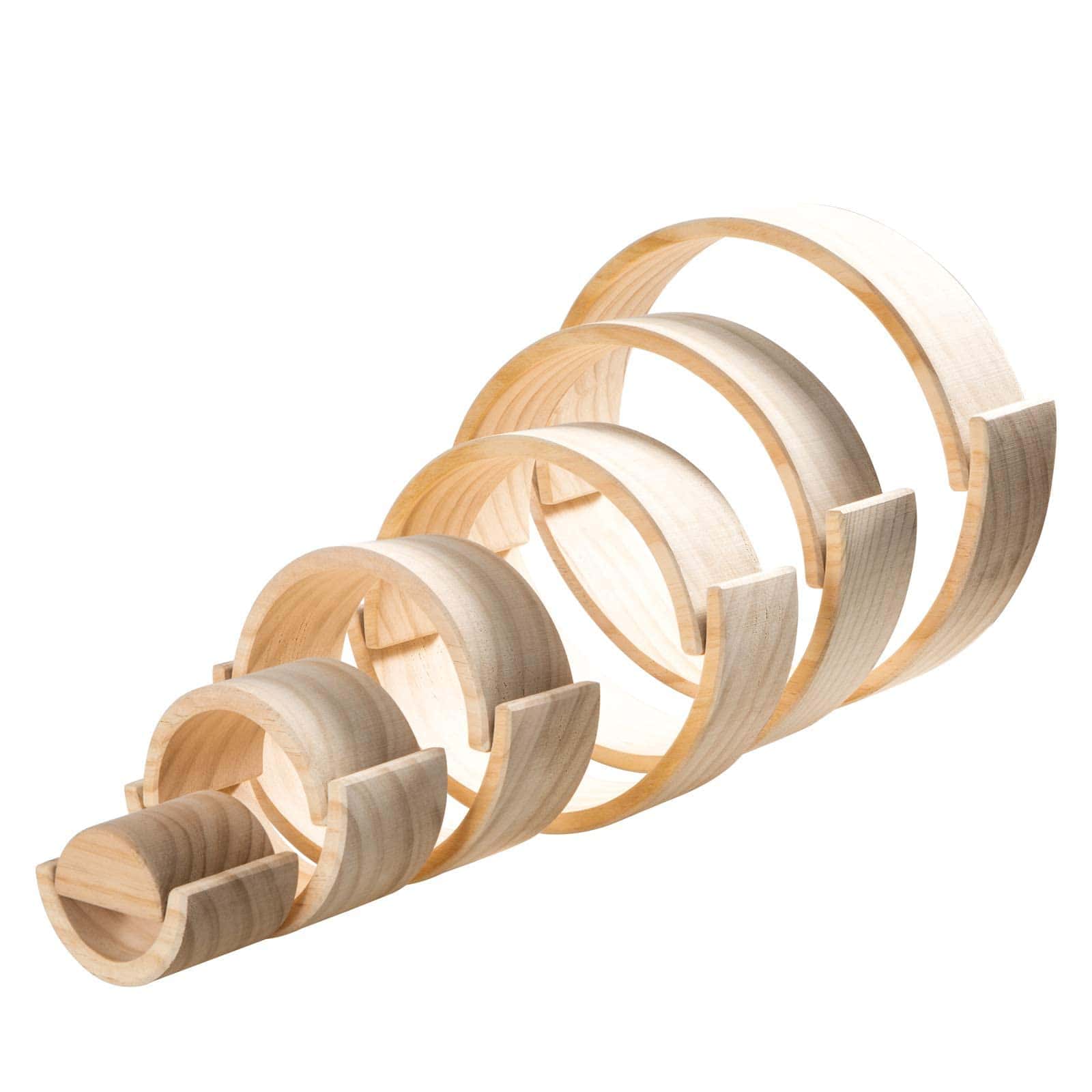 Juguete de Apilamiento de Arcoíris de Madera MERRYHEART, 12 - Imagen 4