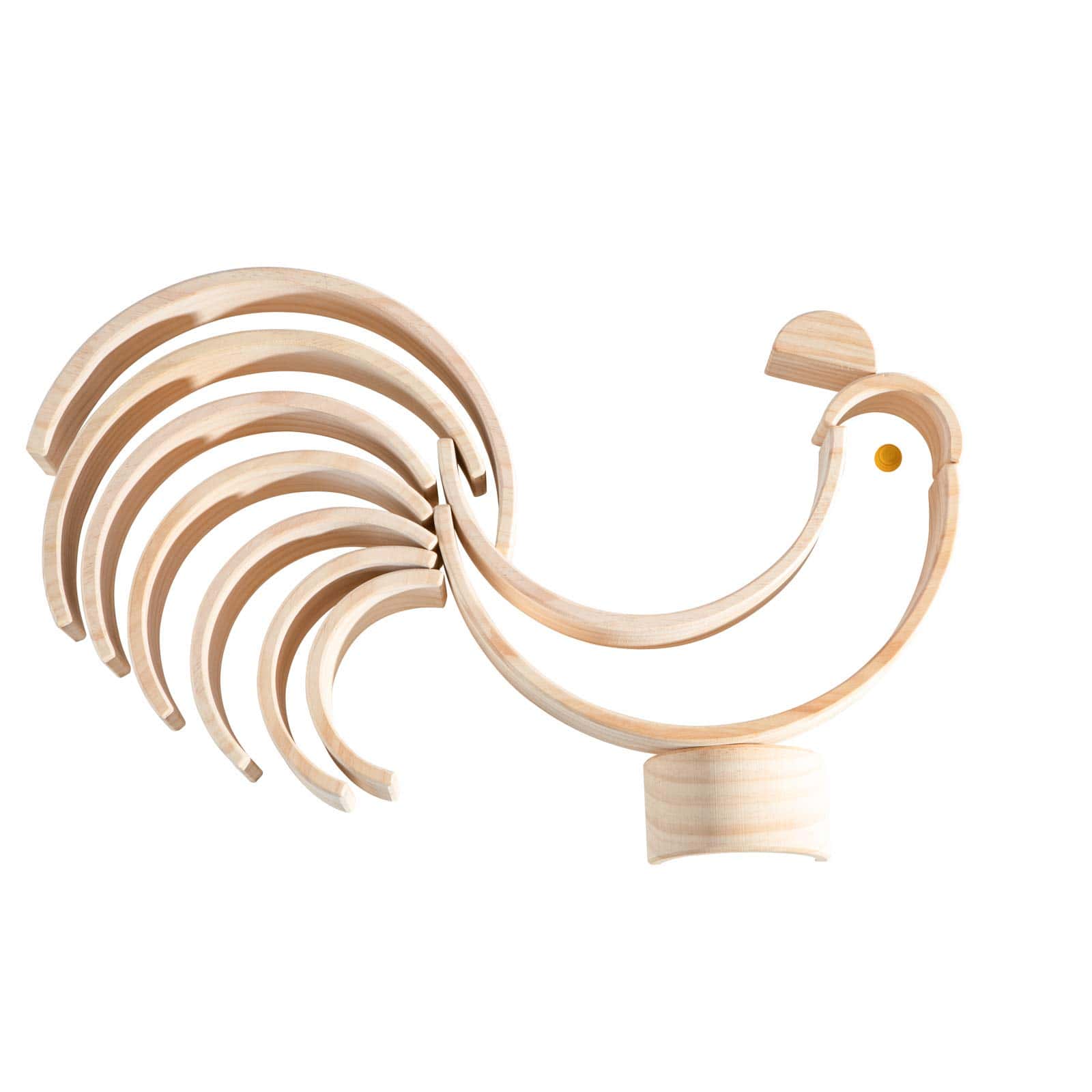 Juguete de Apilamiento de Arcoíris de Madera MERRYHEART, 12 - Imagen 6