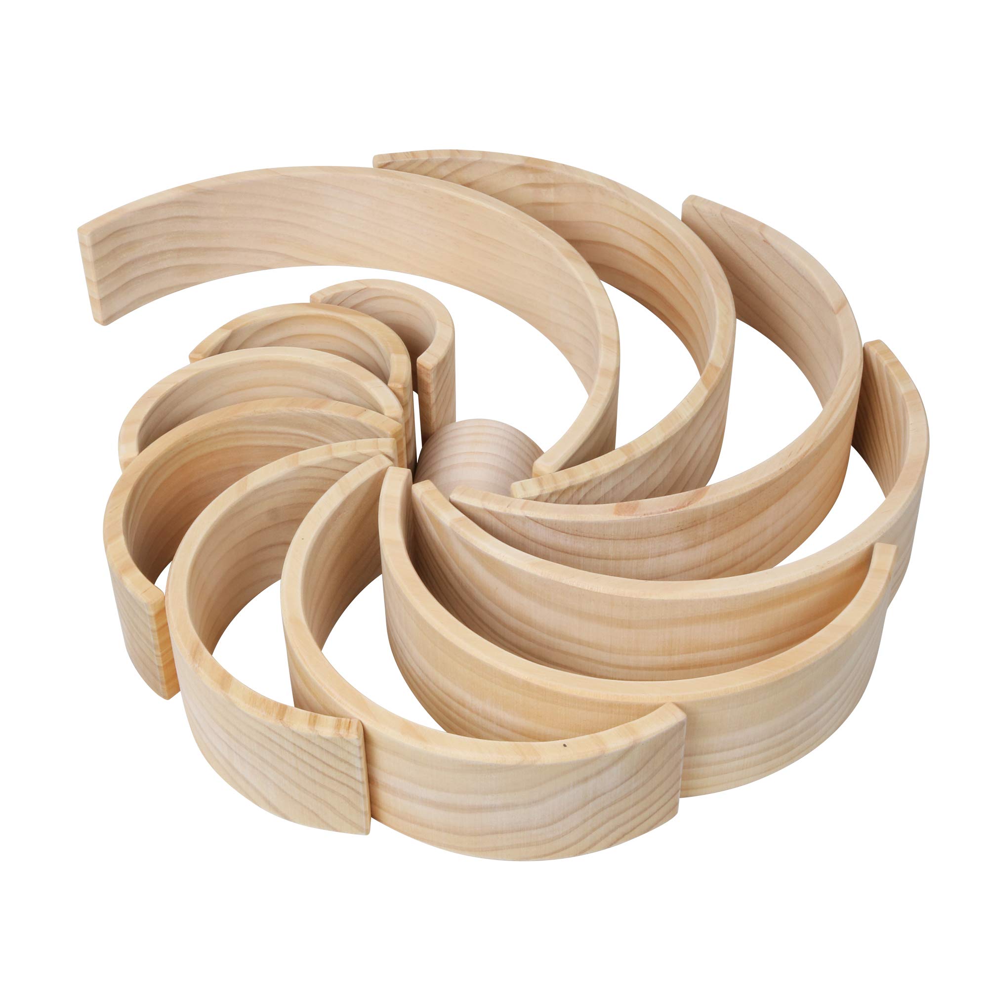 Juguete de Apilamiento de Arcoíris de Madera MERRYHEART, 12 - Imagen 8