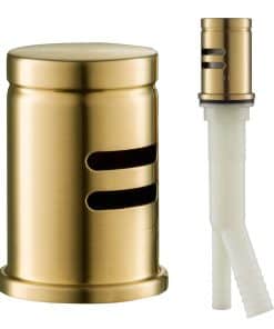 KRAUS Tapón de Aire para Lavaplatos en Latón Cepillado,