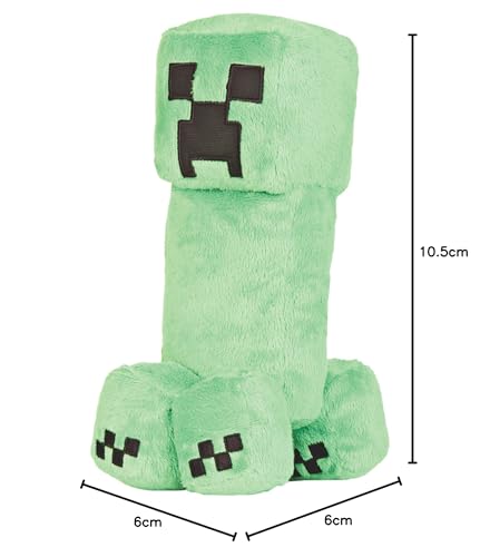 Peluche JINX Creeper de Minecraft Earth Adventure, Verde, - Imagen 3