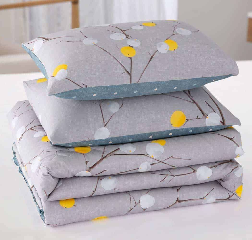 Edredón SLEEPBELLA Tamaño Queen, 600 Hilos de Algodón Gris - Imagen 10