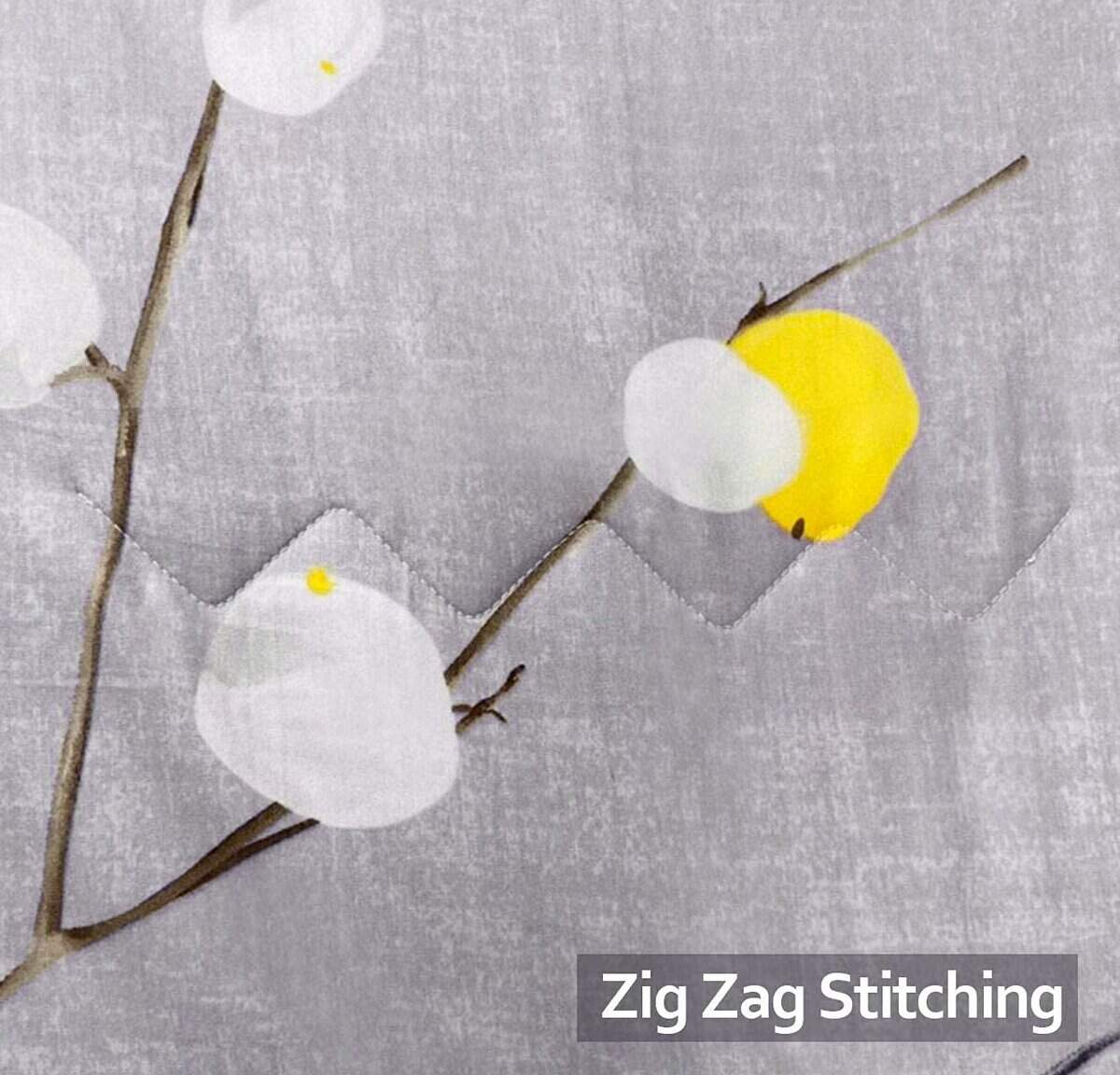 Edredón SLEEPBELLA Tamaño Queen, 600 Hilos de Algodón Gris - Imagen 9