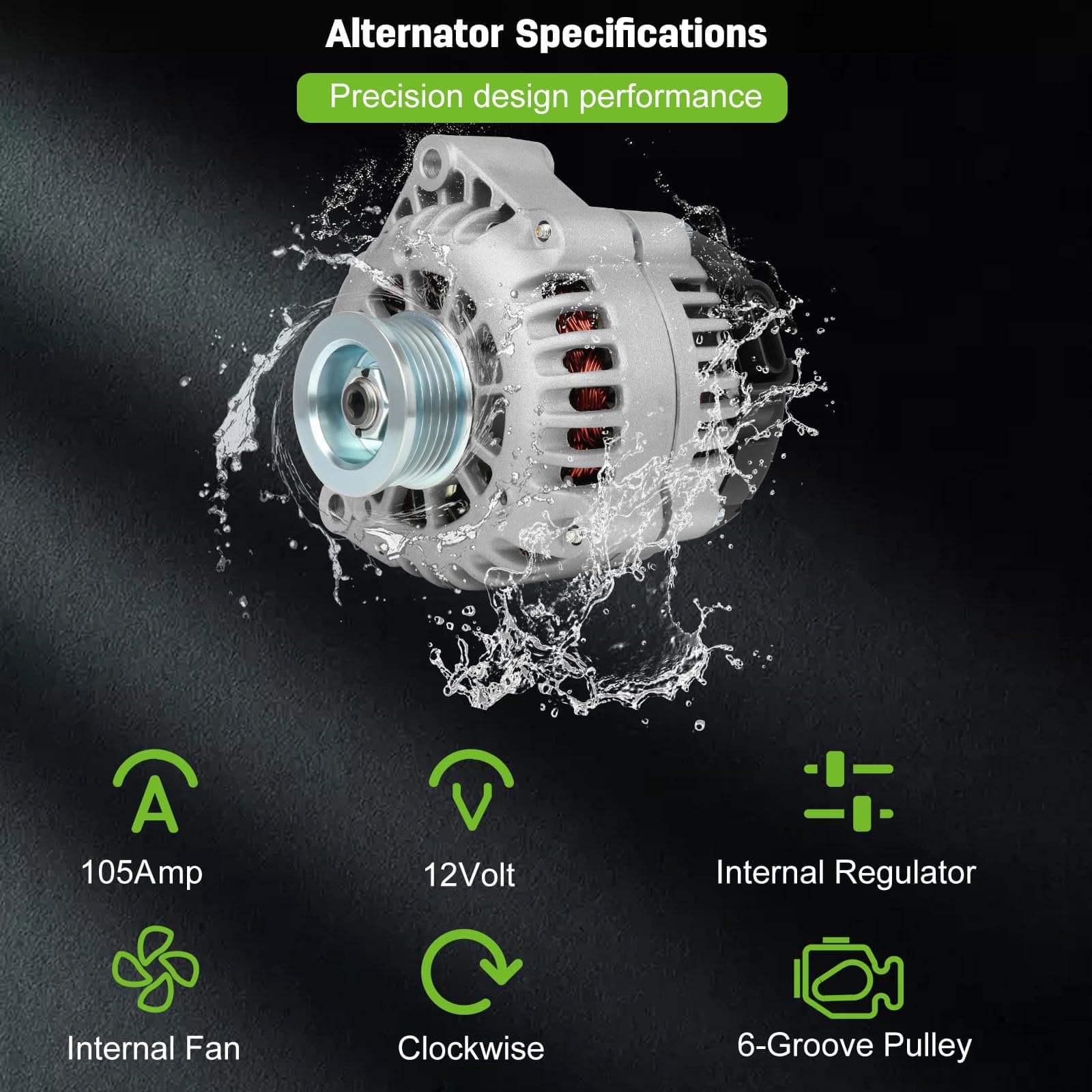 Nuevo Alternador SCITOO ADR0215 para 4.8 4.8L 5.3 5.3L para - Imagen 5