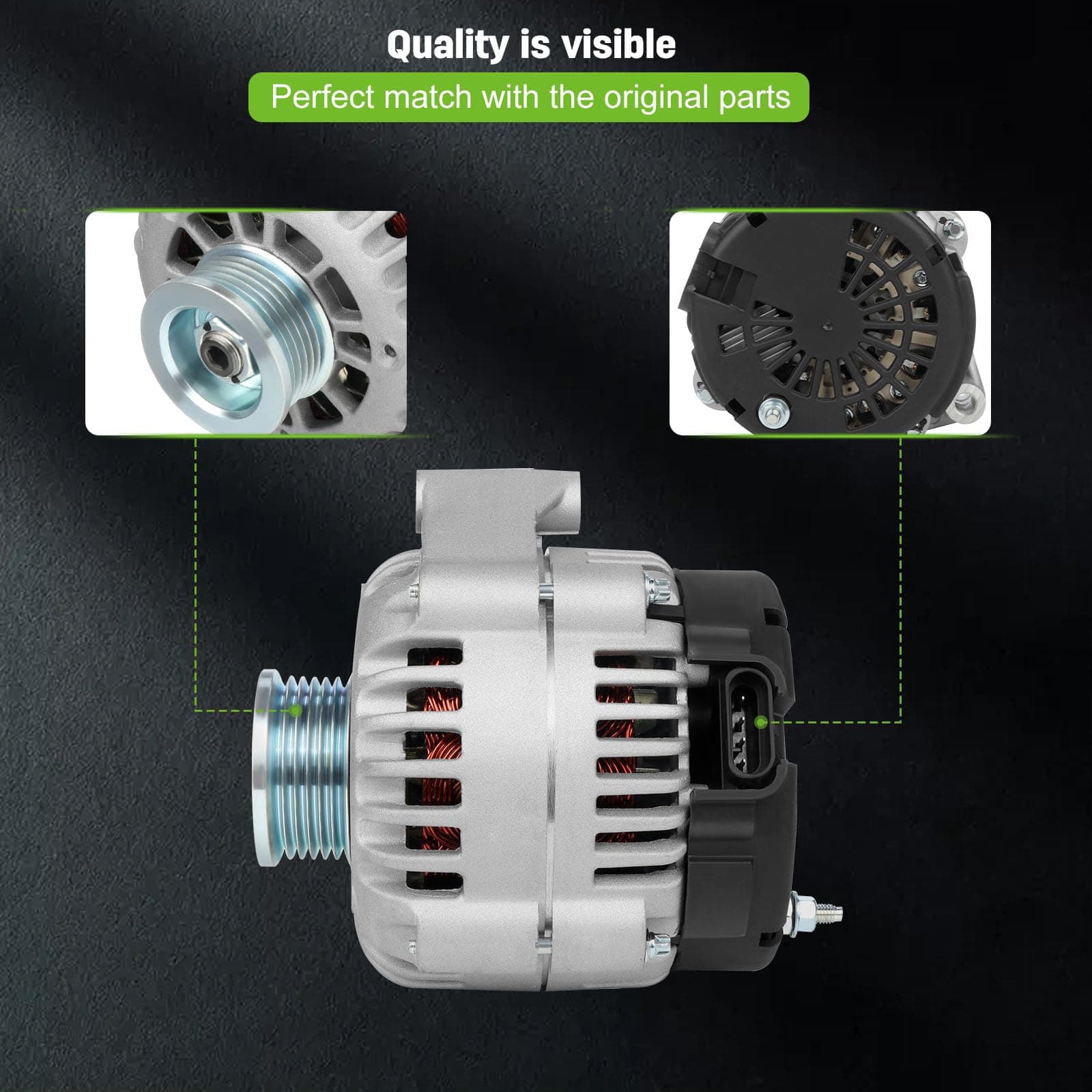 Nuevo Alternador SCITOO ADR0215 para 4.8 4.8L 5.3 5.3L para - Imagen 3