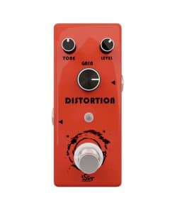 Pedal de Distorsión para Guitarra ISET Mini Pedal de Efecto