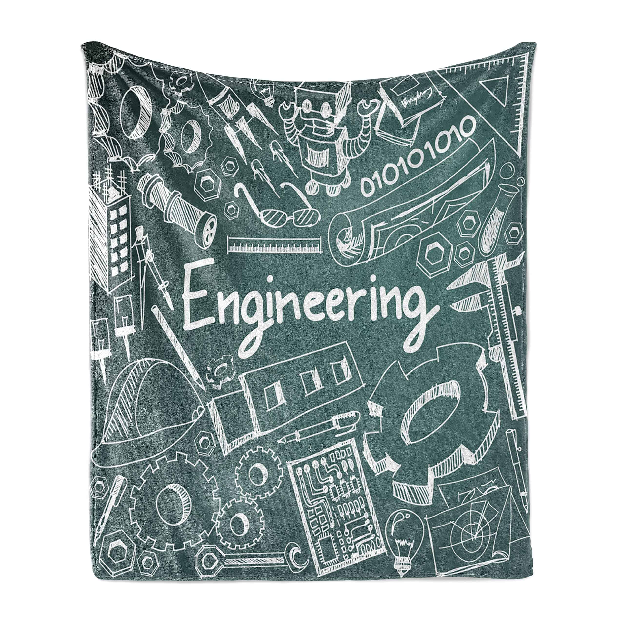 Manta Lunarable Engineer, Letras Números y Dibujos