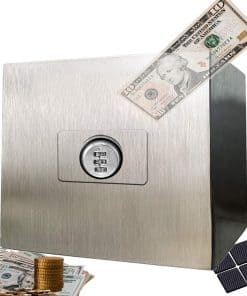 Caja de Ahorro con Contraseña de Acero Inoxidable, Hucha de