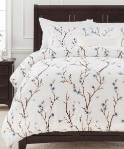 Juego de Funda Nórdica Premium de Cerezo Violeta Chanasya