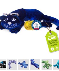 Peluche de gato pesado manimo para niños y adultos -