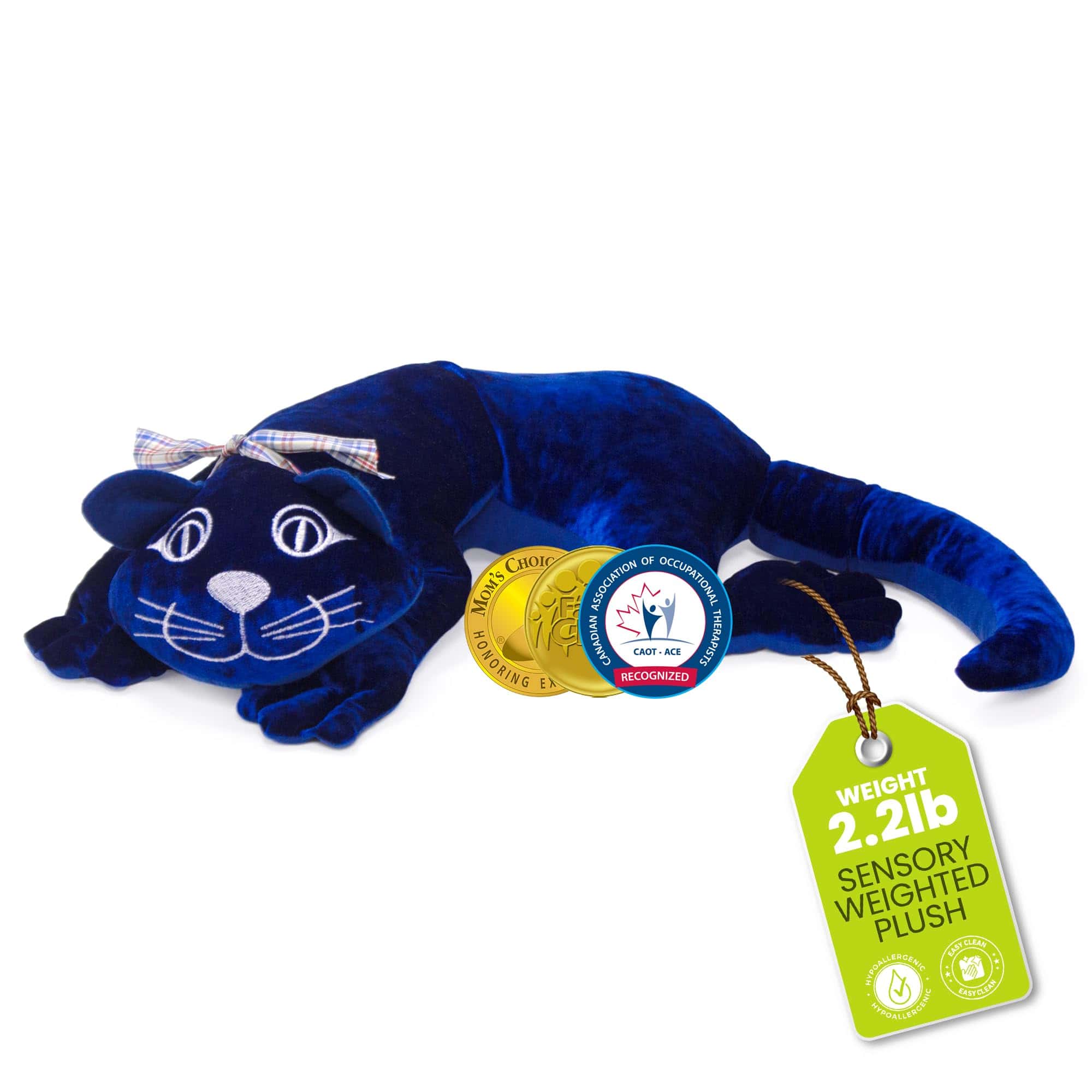 Peluche con peso manimo de un Gato para Niños y Adultos -