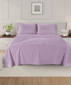 Juego de sábanas de tamaño California King 4 piezas 1000 TC