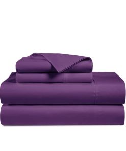 Juego de Sábanas Minor Monkey Queen 1000 Hilos -Ciruela