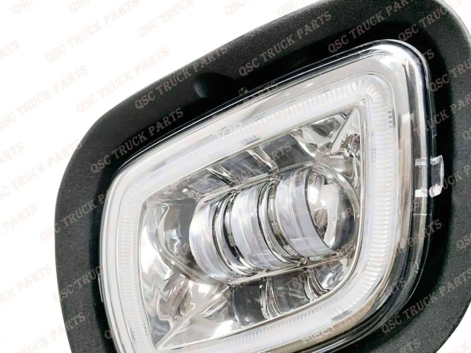 Faros de niebla Full LED cromados QSC par con anillo LED - Imagen 6
