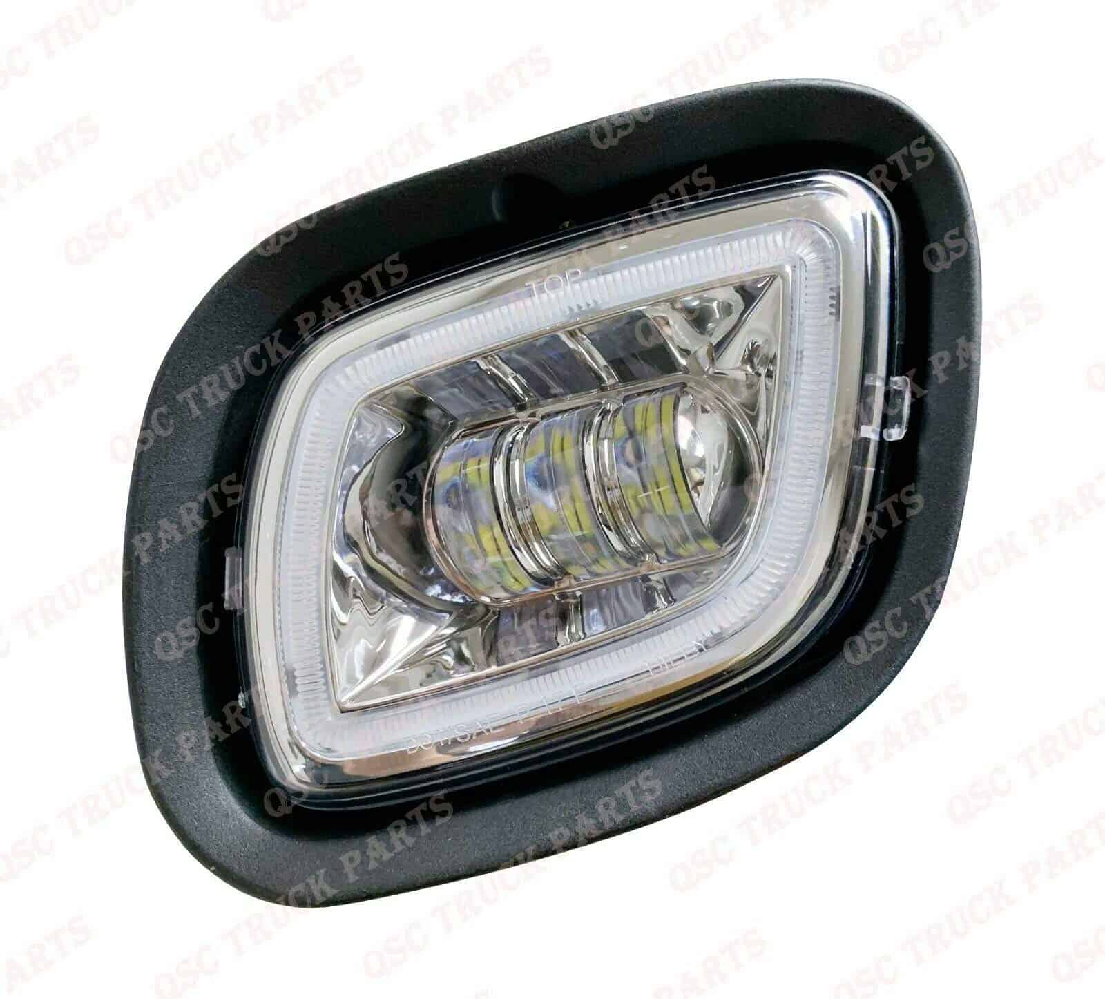 Faros de niebla Full LED cromados QSC par con anillo LED - Imagen 5