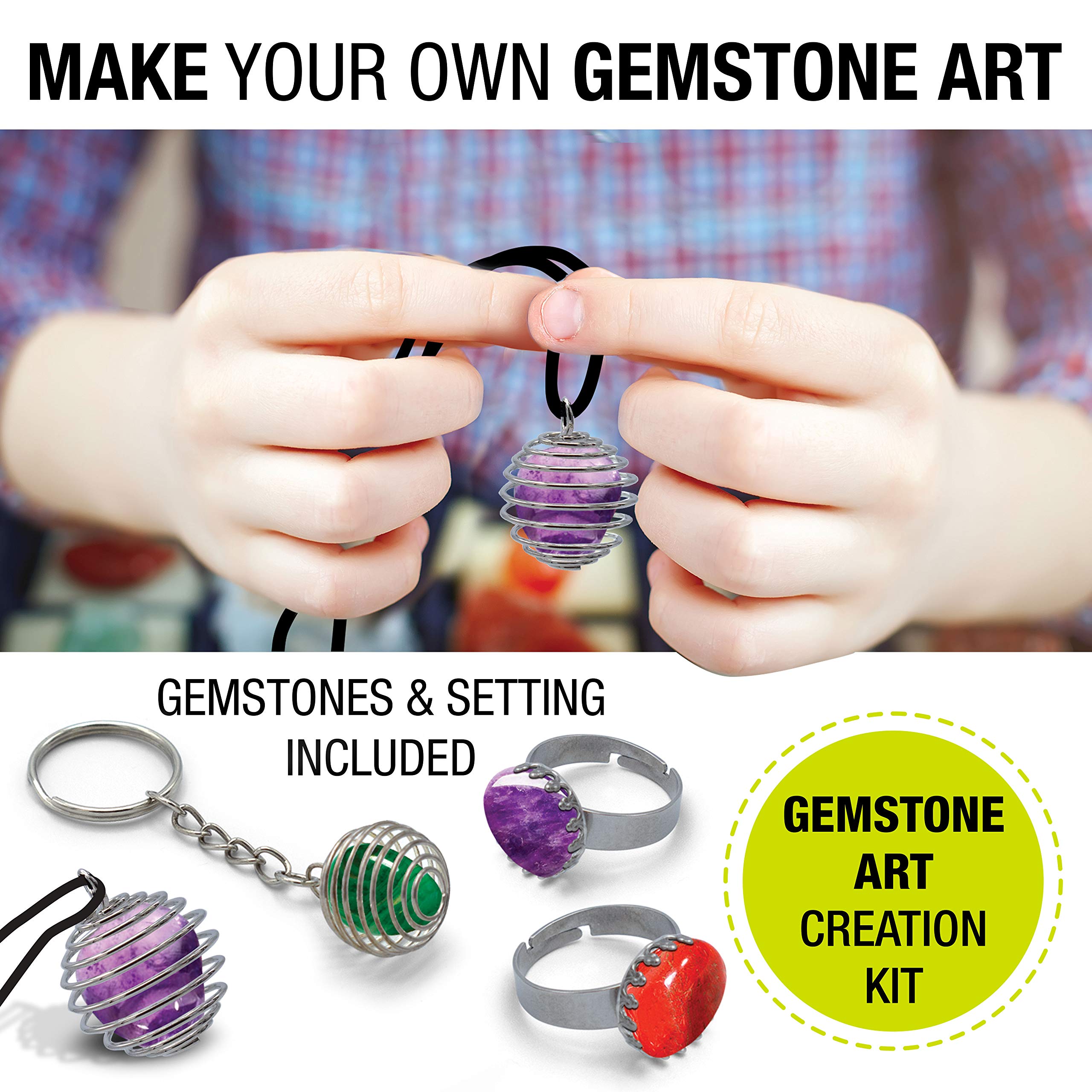 Kit de Pulidora de Rocas Brookstone y Creación de Piedras - Imagen 5