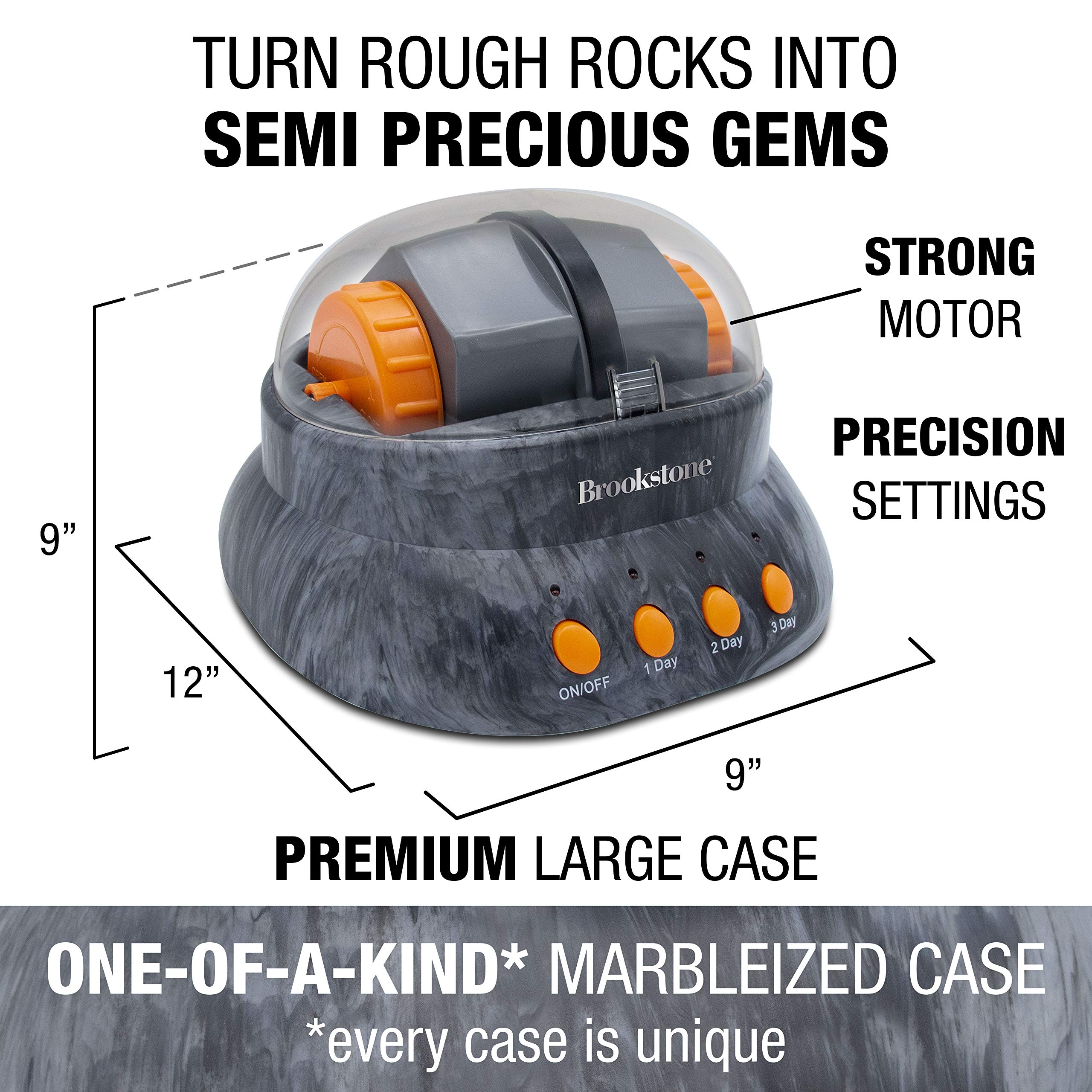 Kit de Pulidora de Rocas Brookstone y Creación de Piedras - Imagen 3