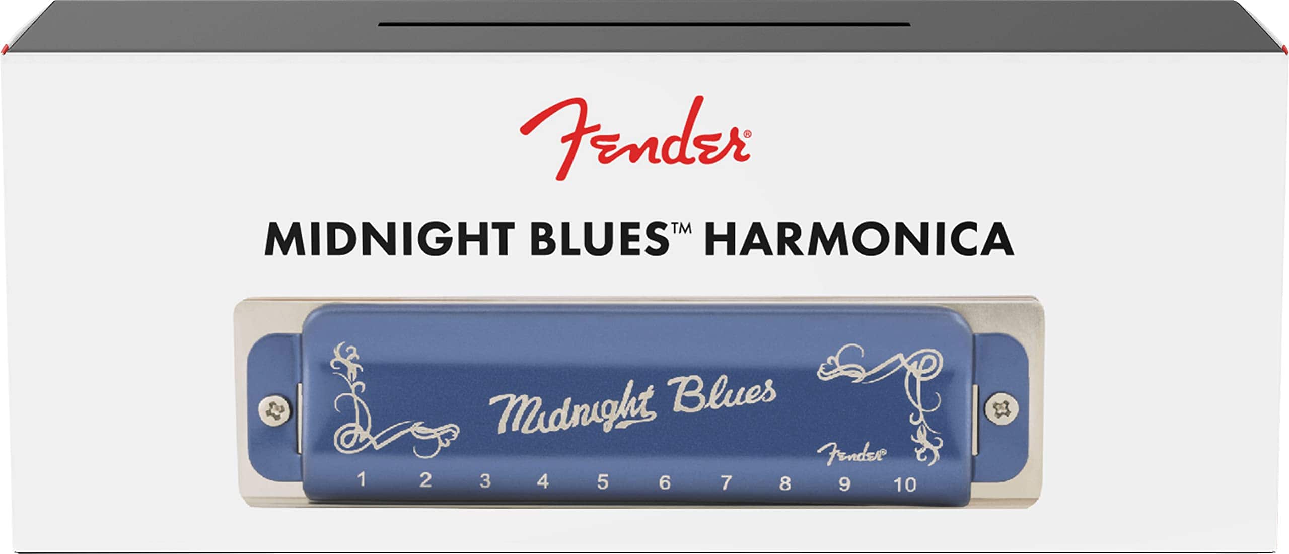 Armónica Fender Midnight Blues - Tonos en F Paquete con - Imagen 6