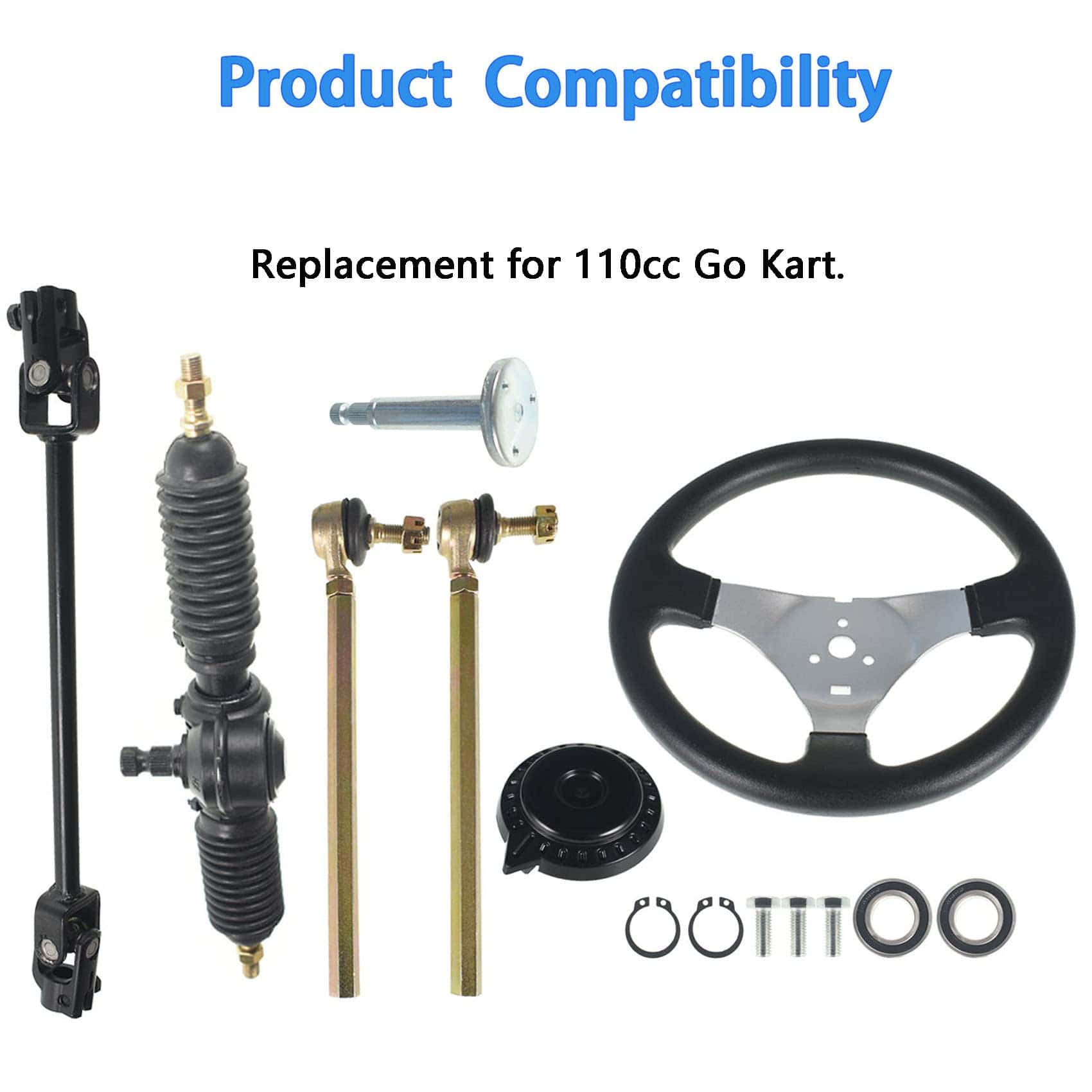 Kit de Volante de Dirección de 300 mm de Labwork con Eje - Imagen 7