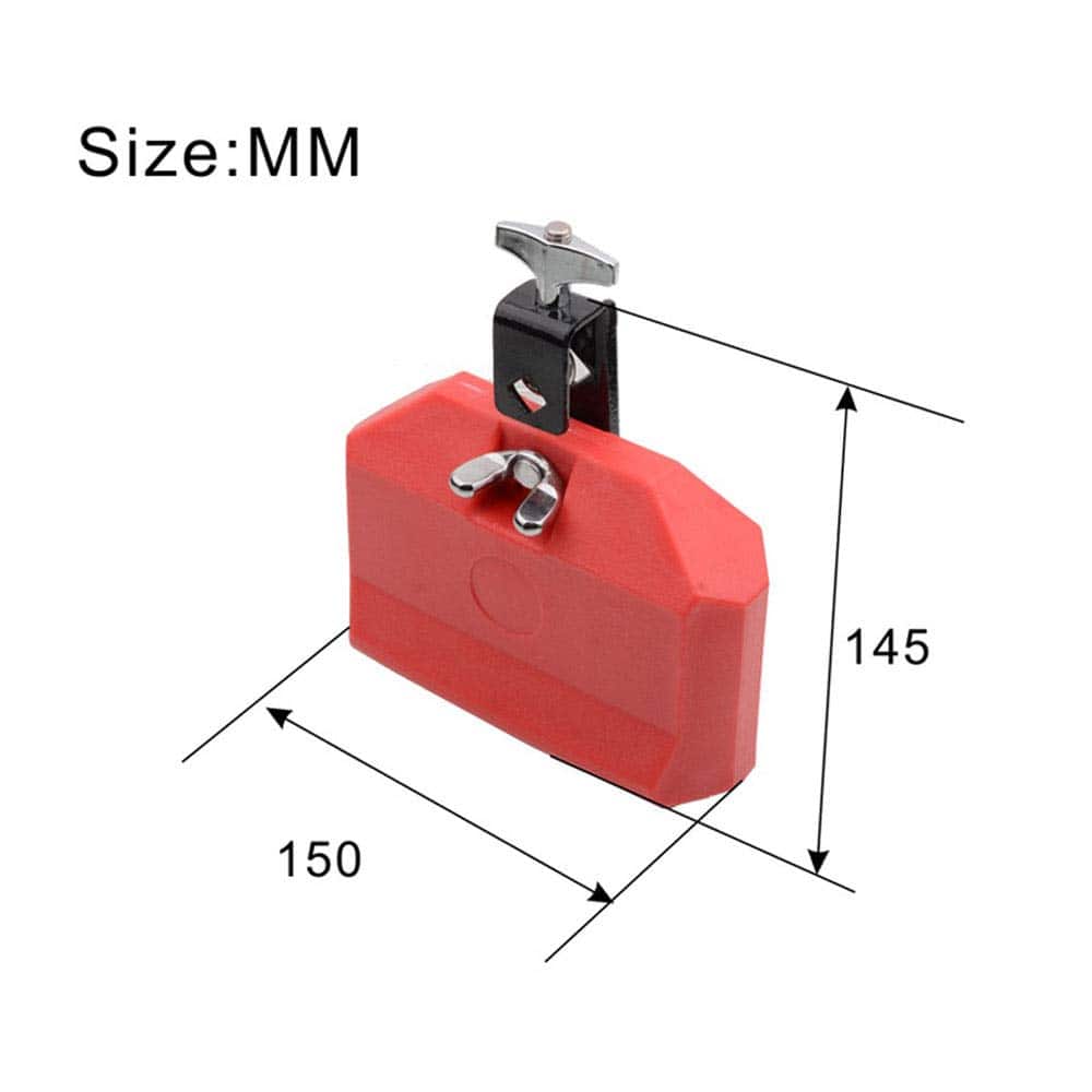 Set de Tambor Rojo Tzong Acompañamiento Banda Clapper Cow - Imagen 5