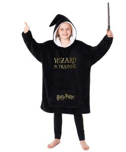 Manta con capucha extragrande de Harry Potter para niños,