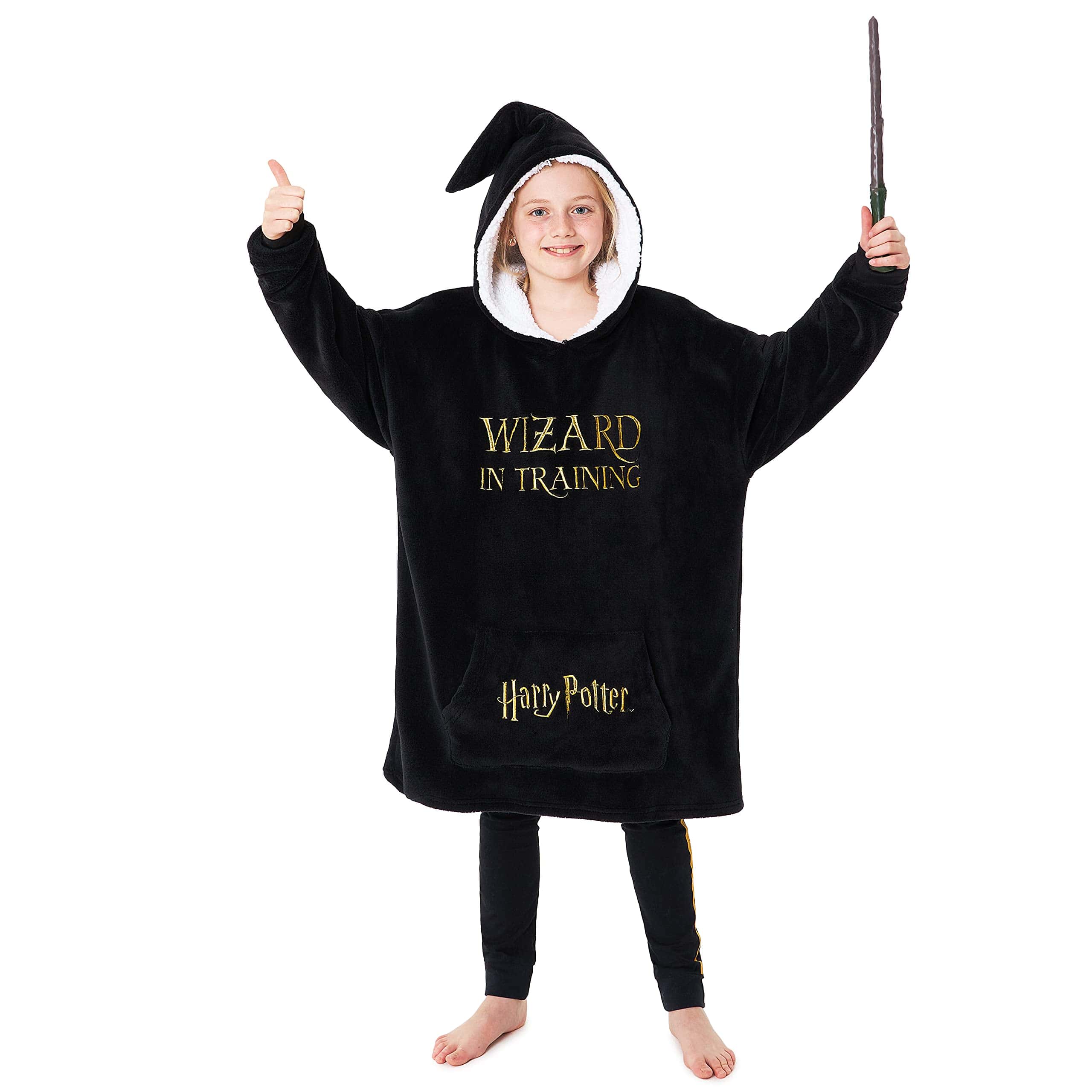 Manta con capucha extragrande de Harry Potter para niños,