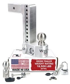 Enganche de remolque ajustable Weigh Safe, caída de 10"