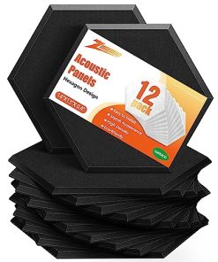 12 Pack Paneles Acústicos de Alta Densidad -a (Negro)