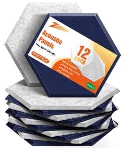 12 Pack Paneles Acústicos de Alta Densidad -Gris Azul