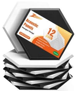 12 Pack Paneles Acústicos de Alta Densidad -ro Blanco