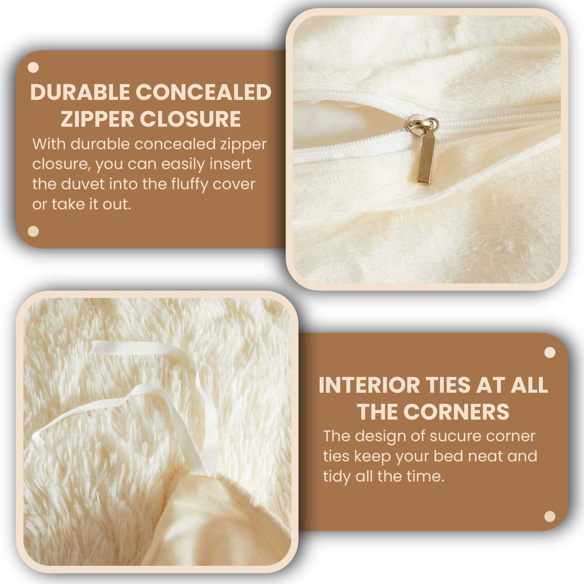 Juego de Funda Nórdica de Piel Falsa MEGO de Lujo, Ultra - Imagen 7