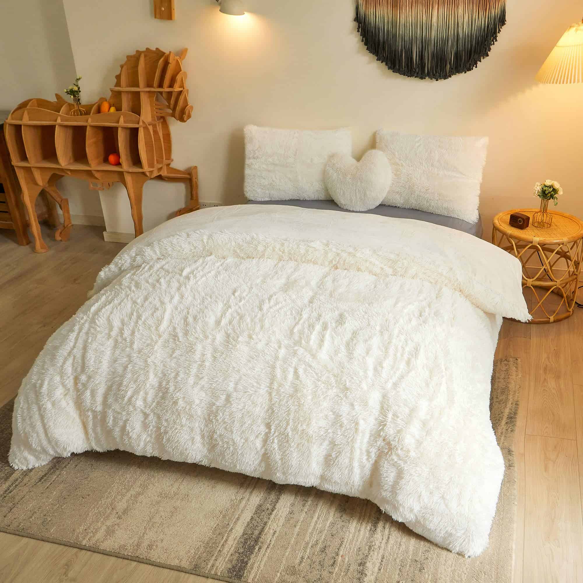 Juego de Funda Nórdica de Piel Falsa MEGO de Lujo, Ultra