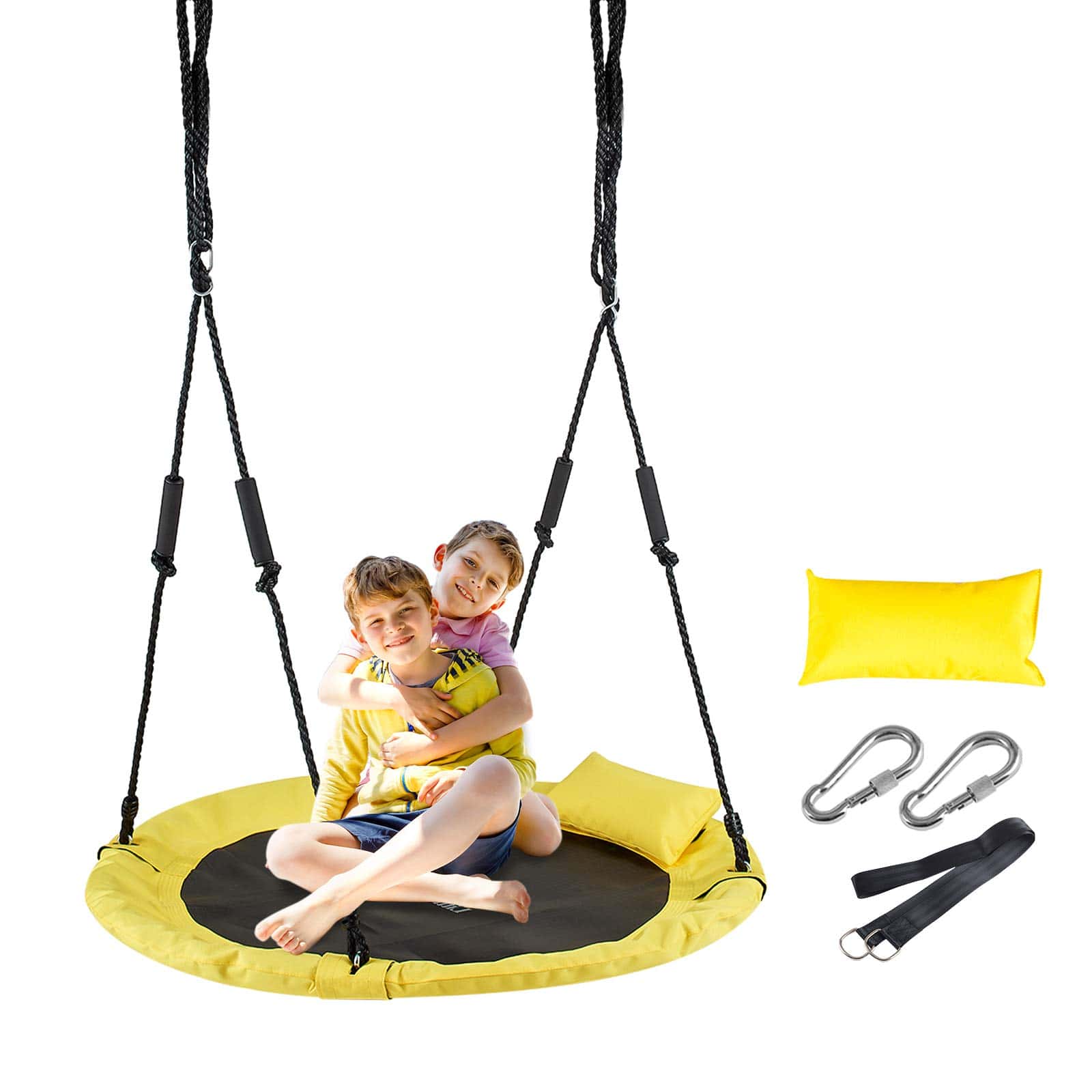 Columpio en forma de platillo para niños, LITTLELOGIQ de 40 - Imagen 8