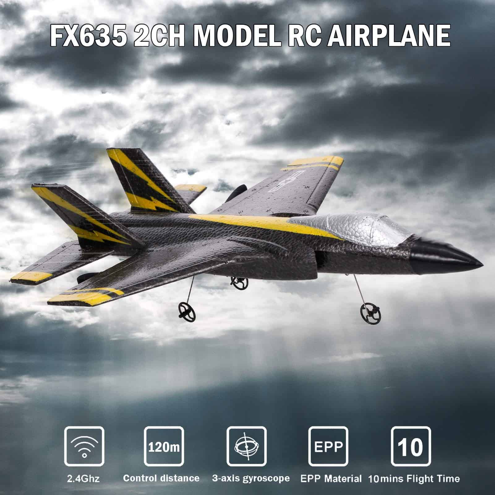 Avión de Control Remoto GoolRC FX635, Avión RC de 2 - Imagen 3