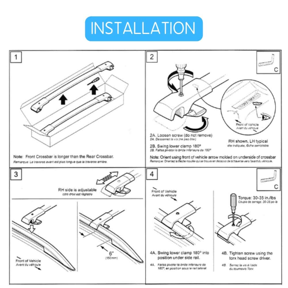 Barras Transversales para Subaru XV Crosstrek 2018-2022 de - Imagen 7