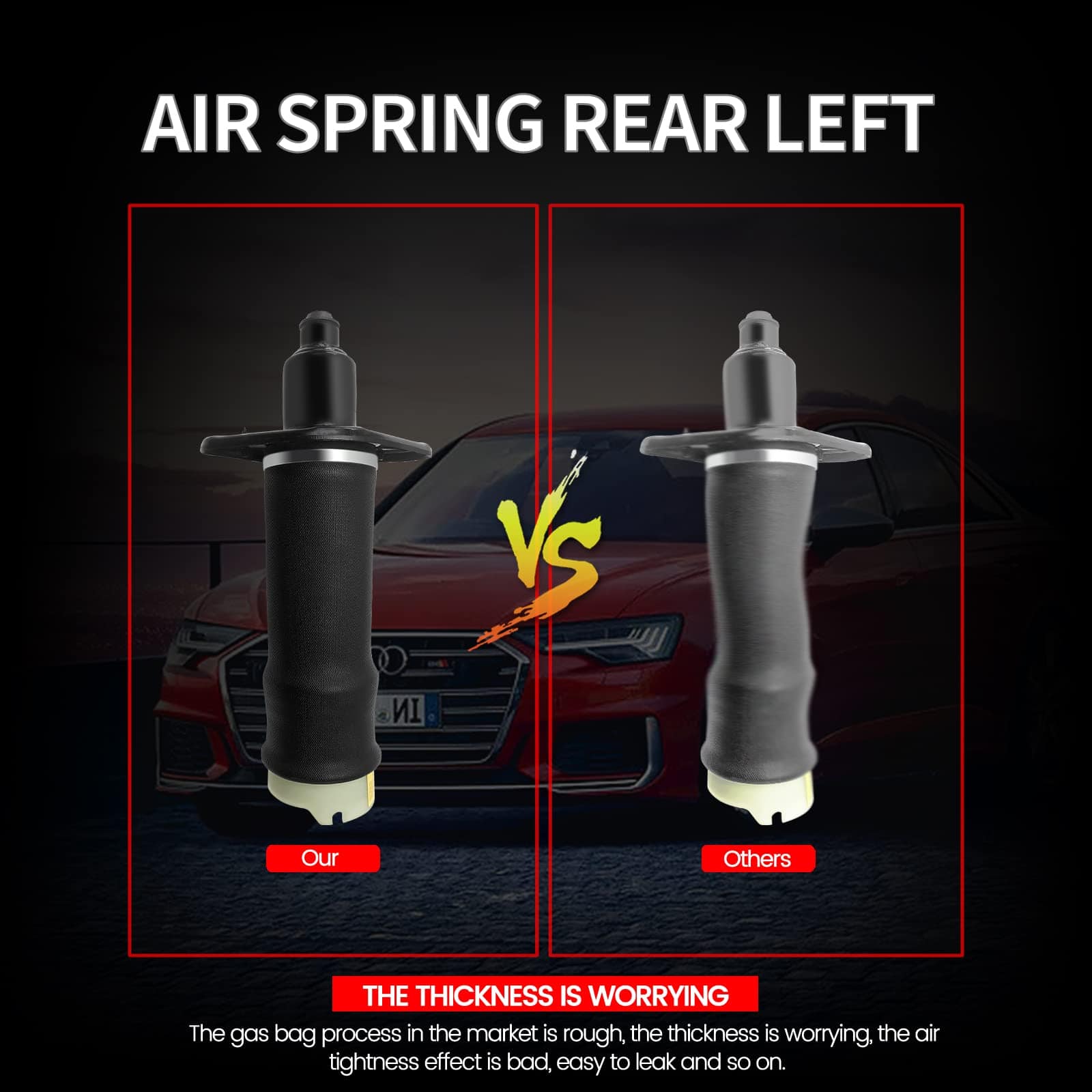 Resorte de Suspensión Trasero Izquierdo VIGOR Compatible - Imagen 8