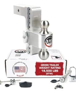 Enganche de remolque ajustable Weigh Safe, poste de bola