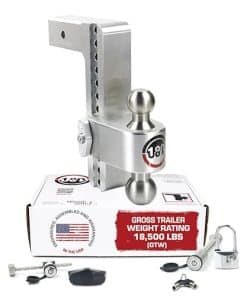 Enganche de remolque ajustable Weigh Safe, 10" de caída