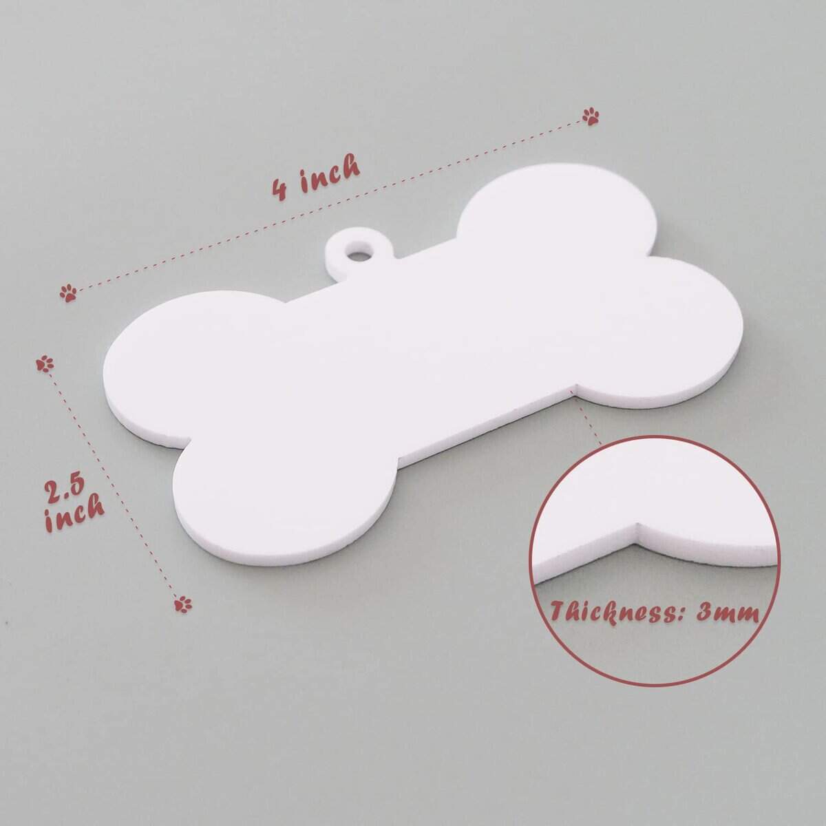 25 Pcs 4 Pulgadas Adornos de Navidad de Hueso de Perro de - Imagen 3