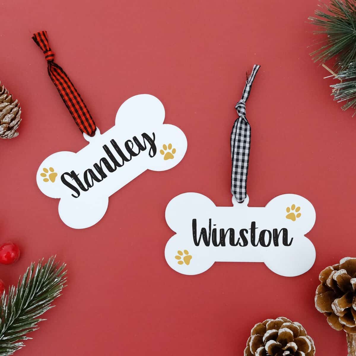 25 Pcs 4 Pulgadas Adornos de Navidad de Hueso de Perro de - Imagen 5
