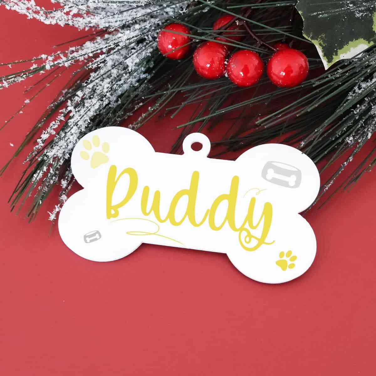 25 Pcs 4 Pulgadas Adornos de Navidad de Hueso de Perro de - Imagen 4