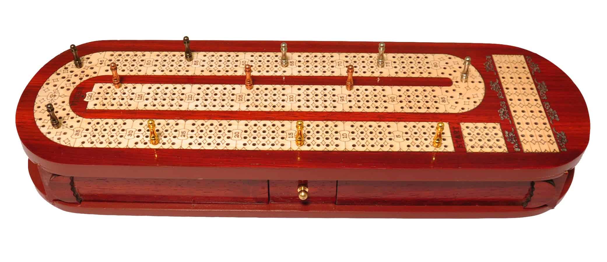 Juego de Tablero de Cribbage de Madera de 4 Pistas Palm - Imagen 3