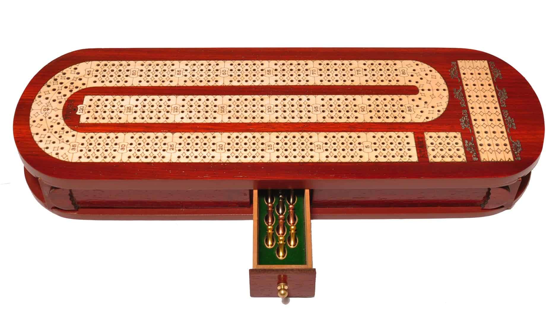 Juego de Tablero de Cribbage de Madera de 4 Pistas Palm - Imagen 6
