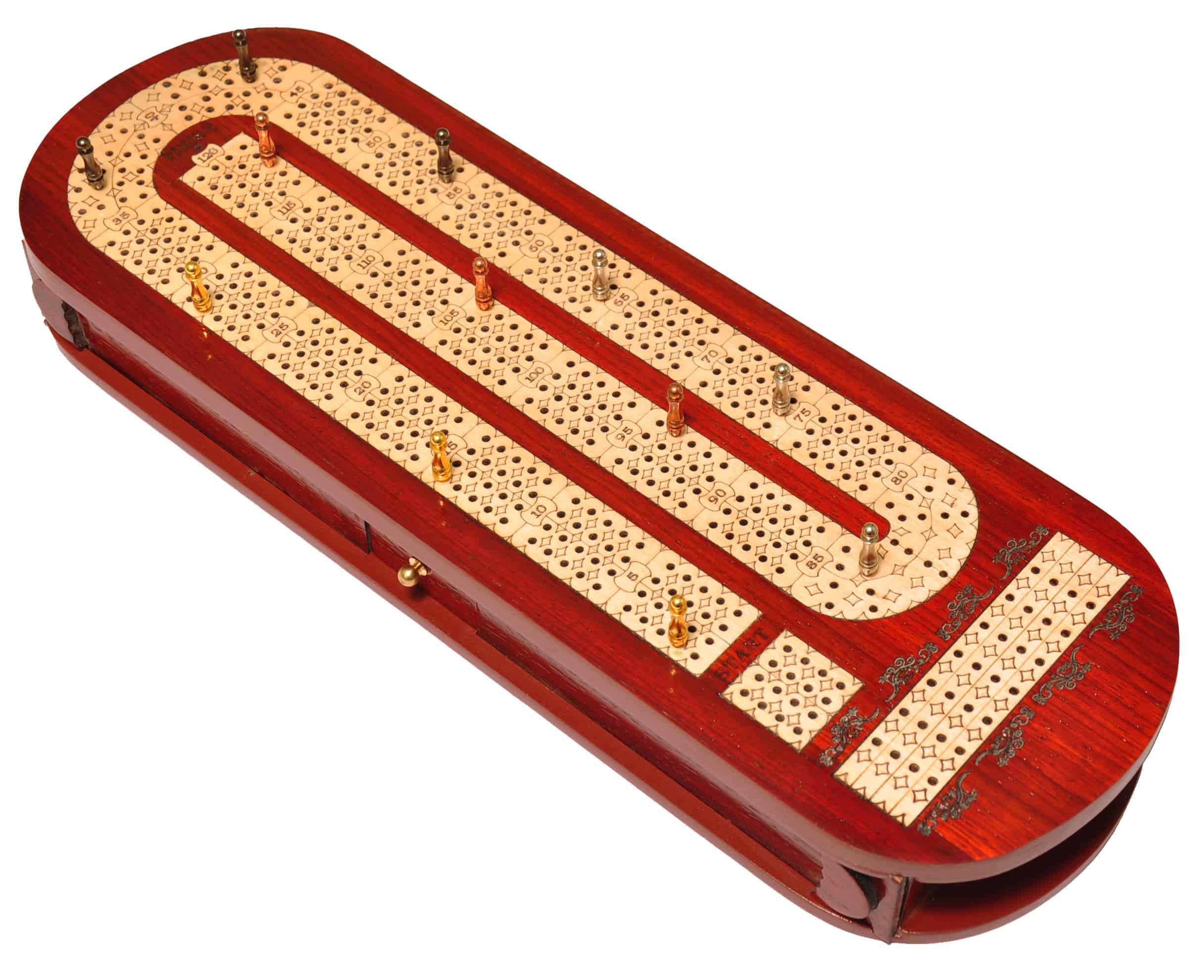 Juego de Tablero de Cribbage de Madera de 4 Pistas Palm - Imagen 5