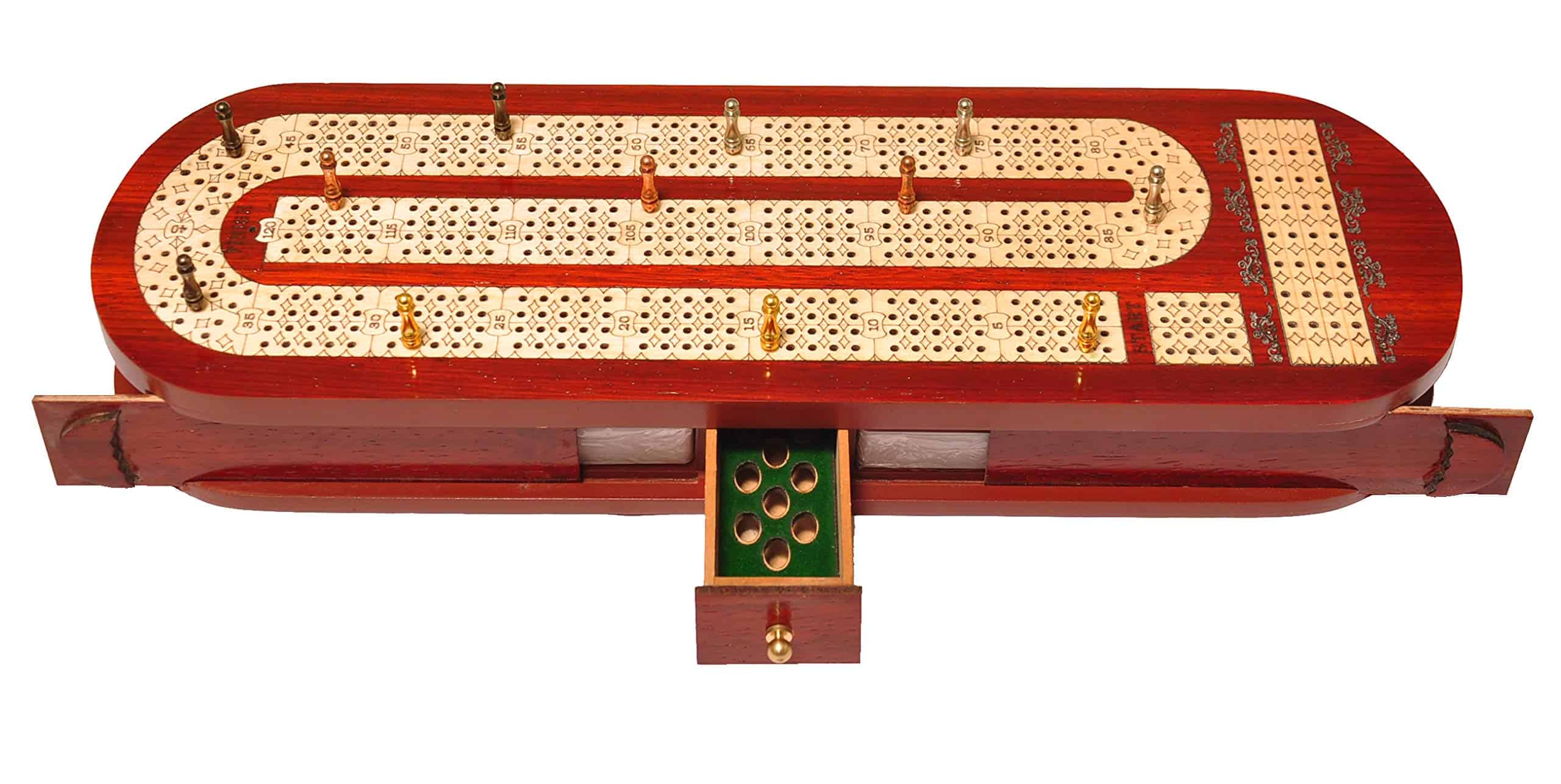 Juego de Tablero de Cribbage de Madera de 4 Pistas Palm - Imagen 7