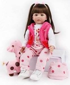 antboat Muñeca Bebé Renacida de Tamaño Grande de 24