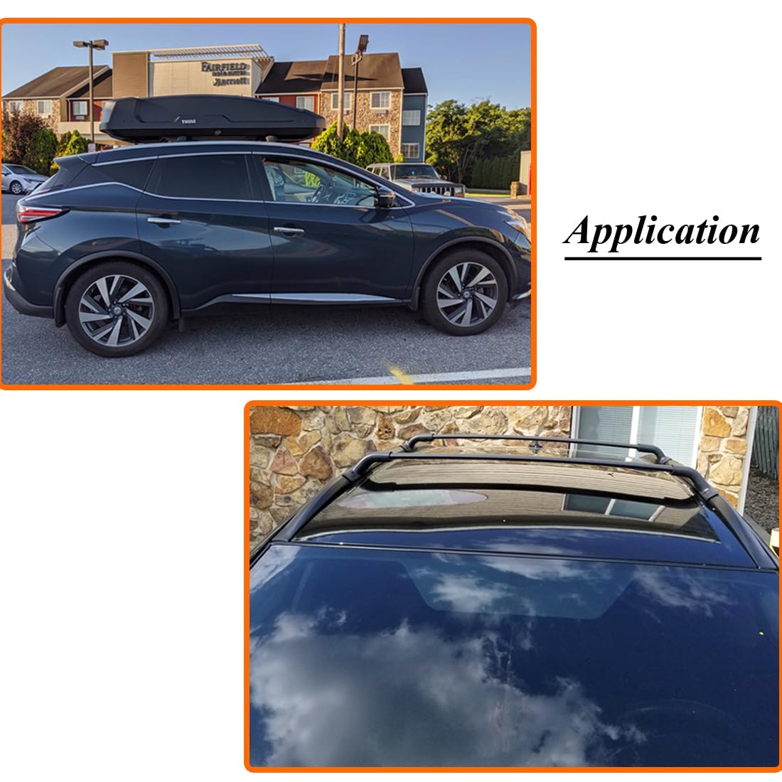 Barras de Techo Transversales para Nissan Murano 2015 2016 - Imagen 3