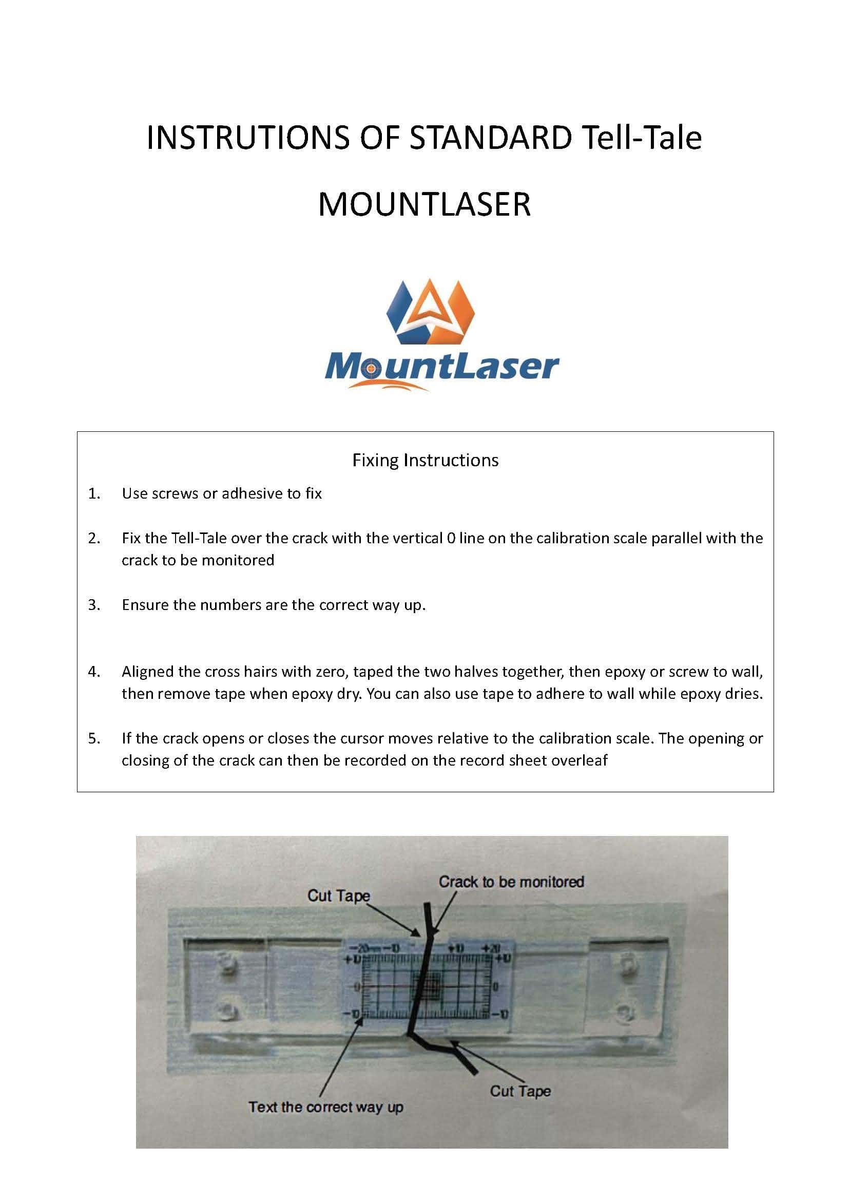 Registro de Monitoreo de Grietas, Monitor de Grietas - Imagen 9