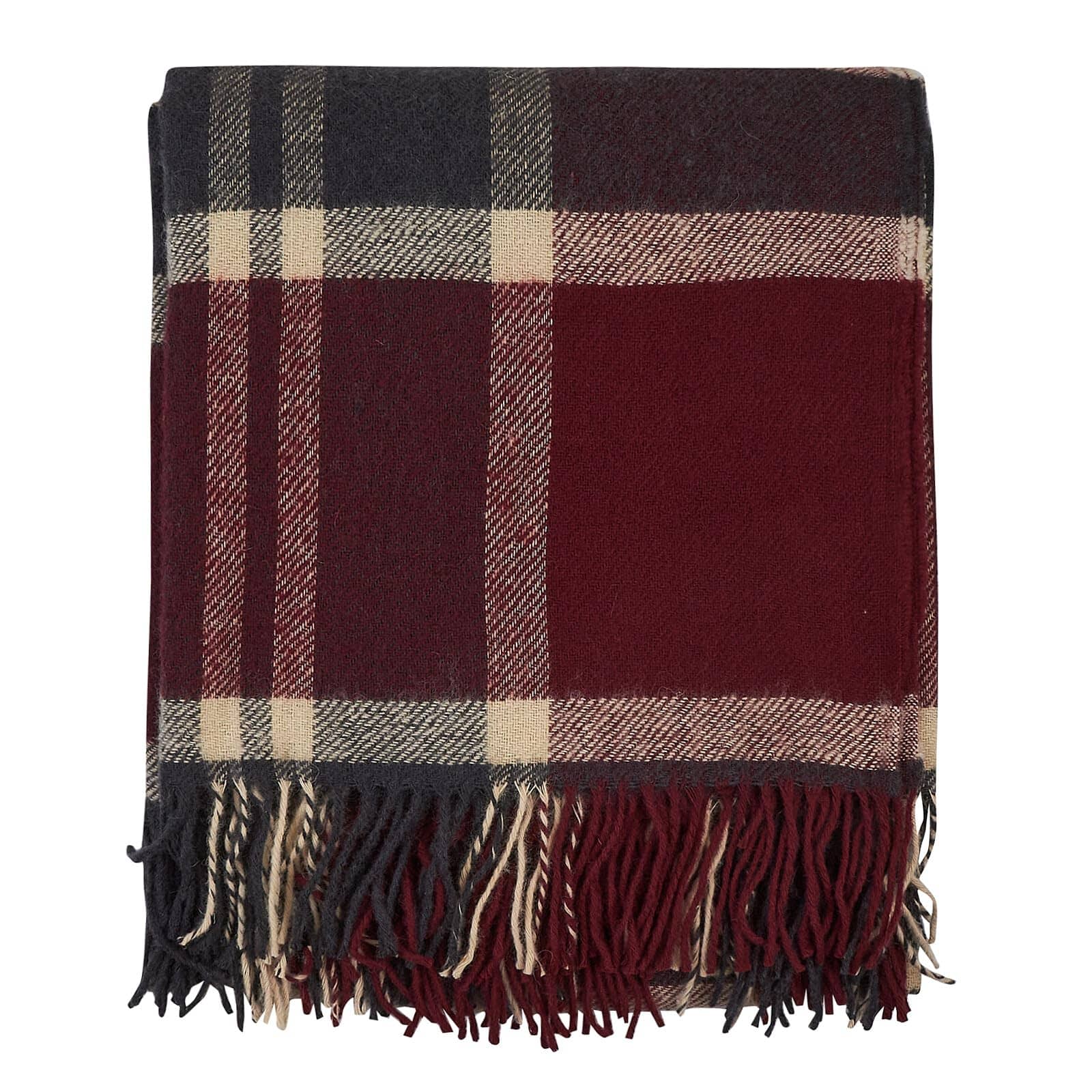 Manta de Lana Acolchada, 100% Lana de Nueva Zelanda, Diseño